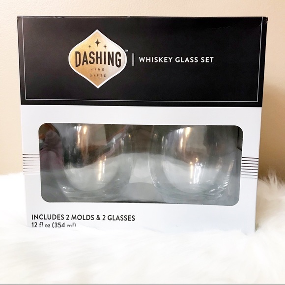 Dashing Whiskey Glass Set, NIB - Picture 1 of 6